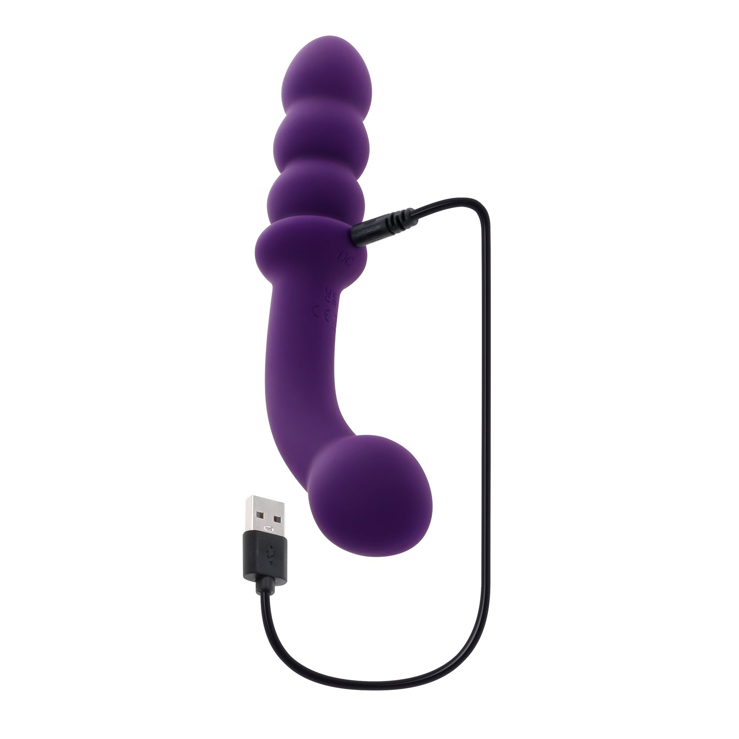Playboy Pleasure THE SEEKER Purple 20.3cm USB Rechargeable Double Ended Vibrator