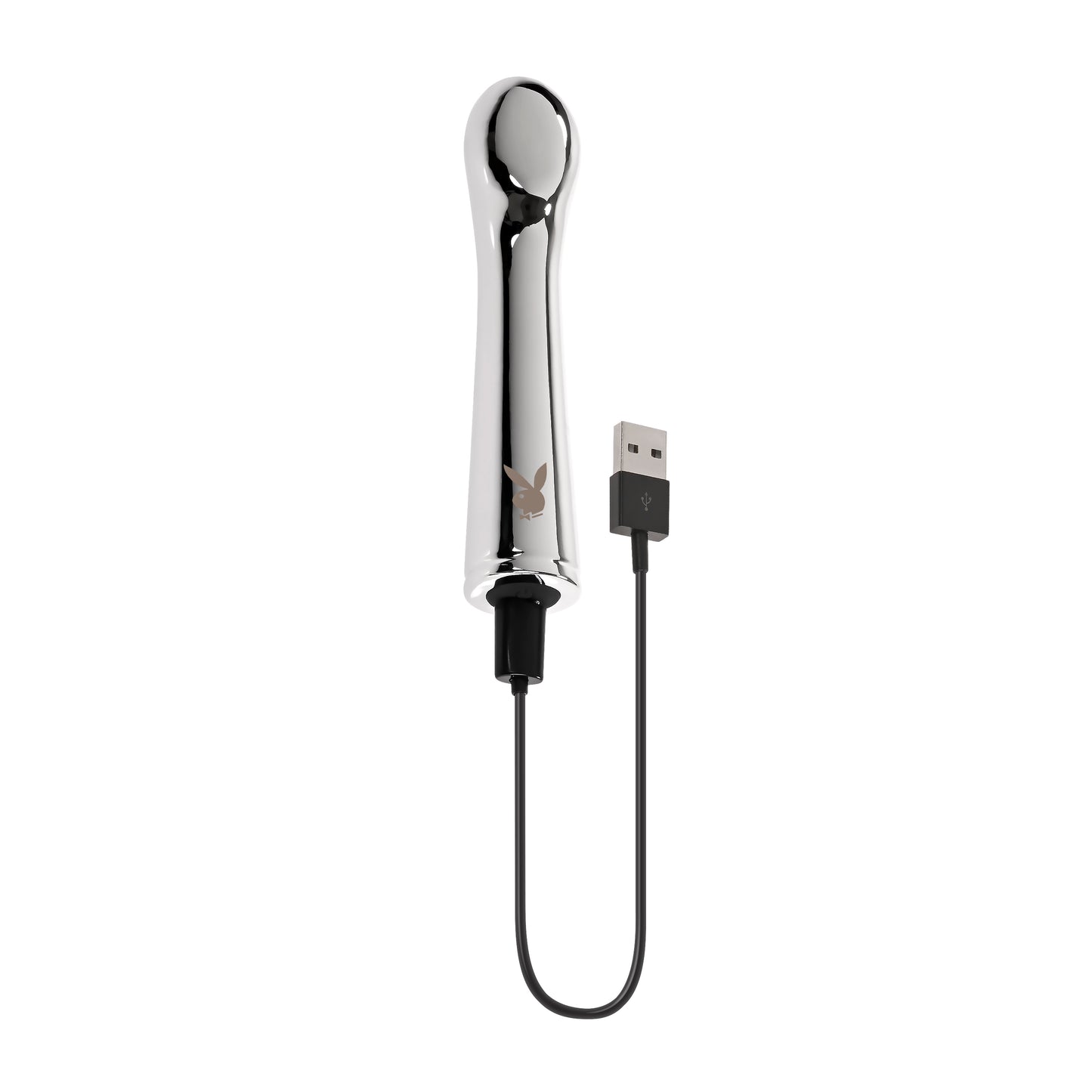 Playboy Pleasure SWOON Chrome 14cm USB Rechargeable Vibrator