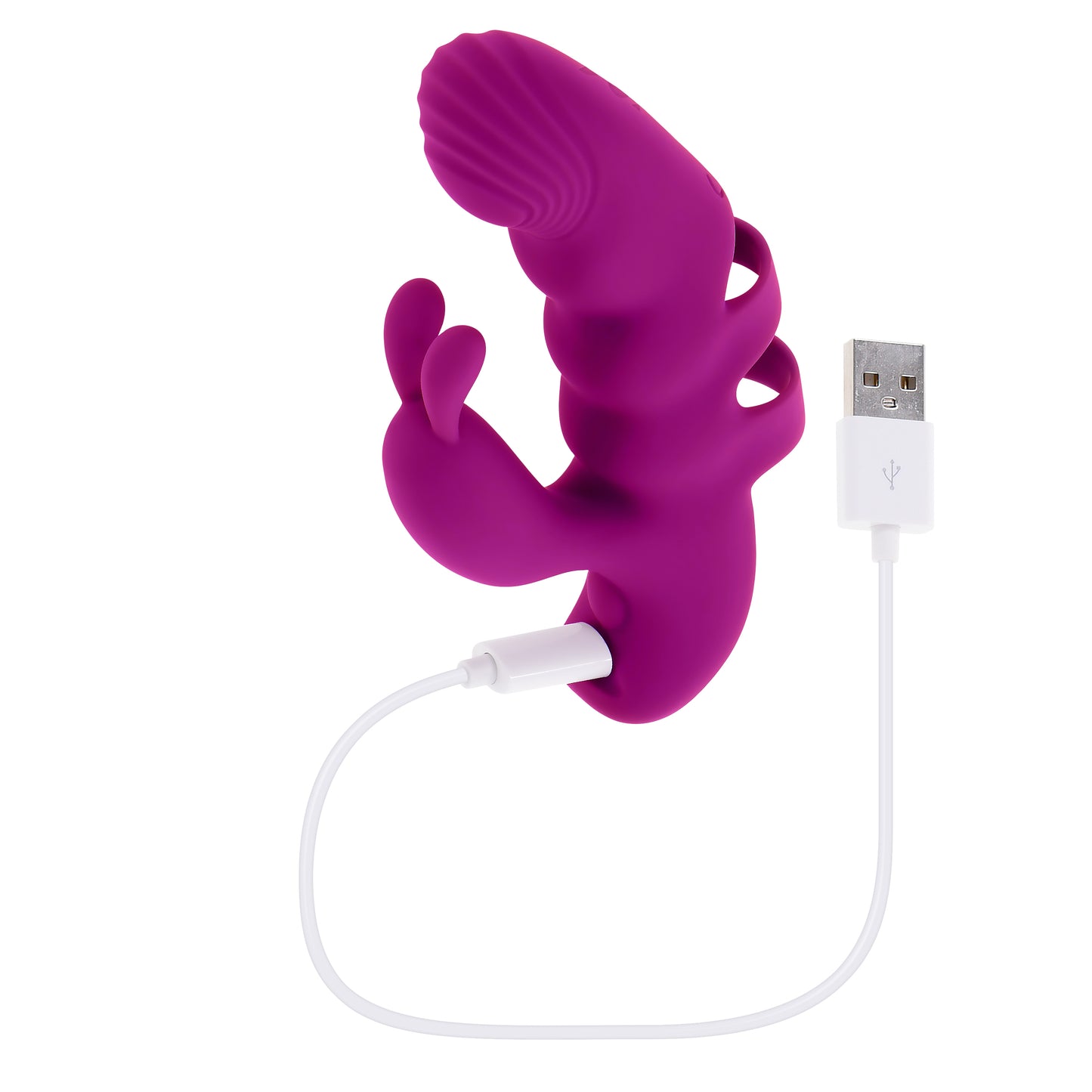 Playboy Pleasure LEND A HAND - Purple USB Rechargeable Finger Vibrator