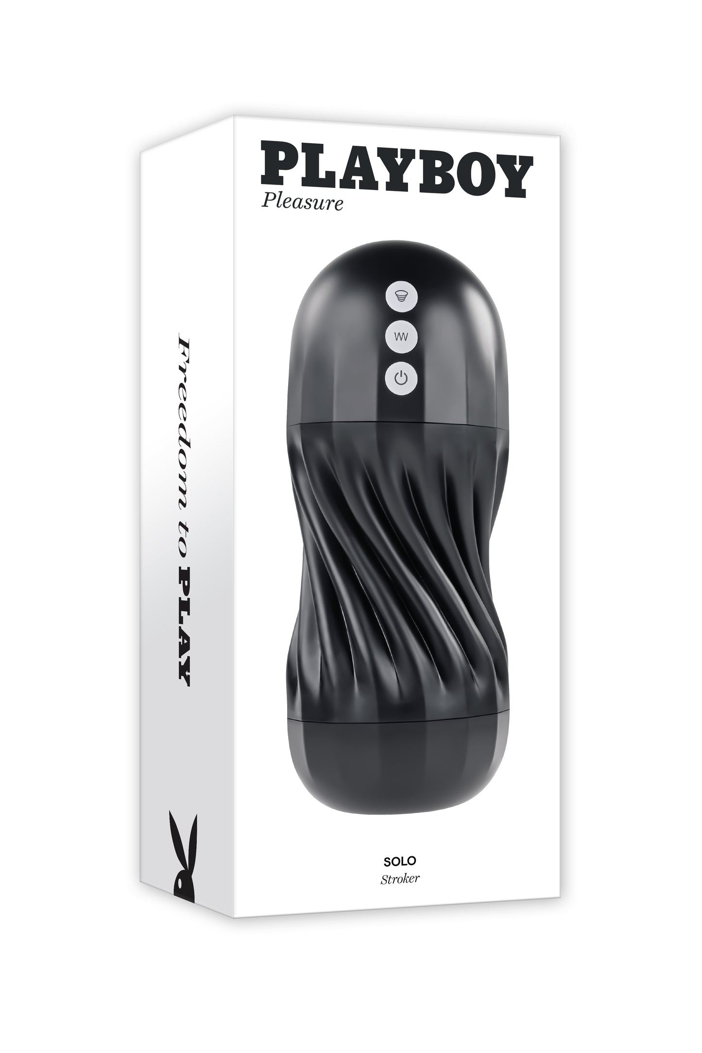 Playboy Pleasure SOLO USB Rechargeable Vibrating and Sucking Stroker Masturbator