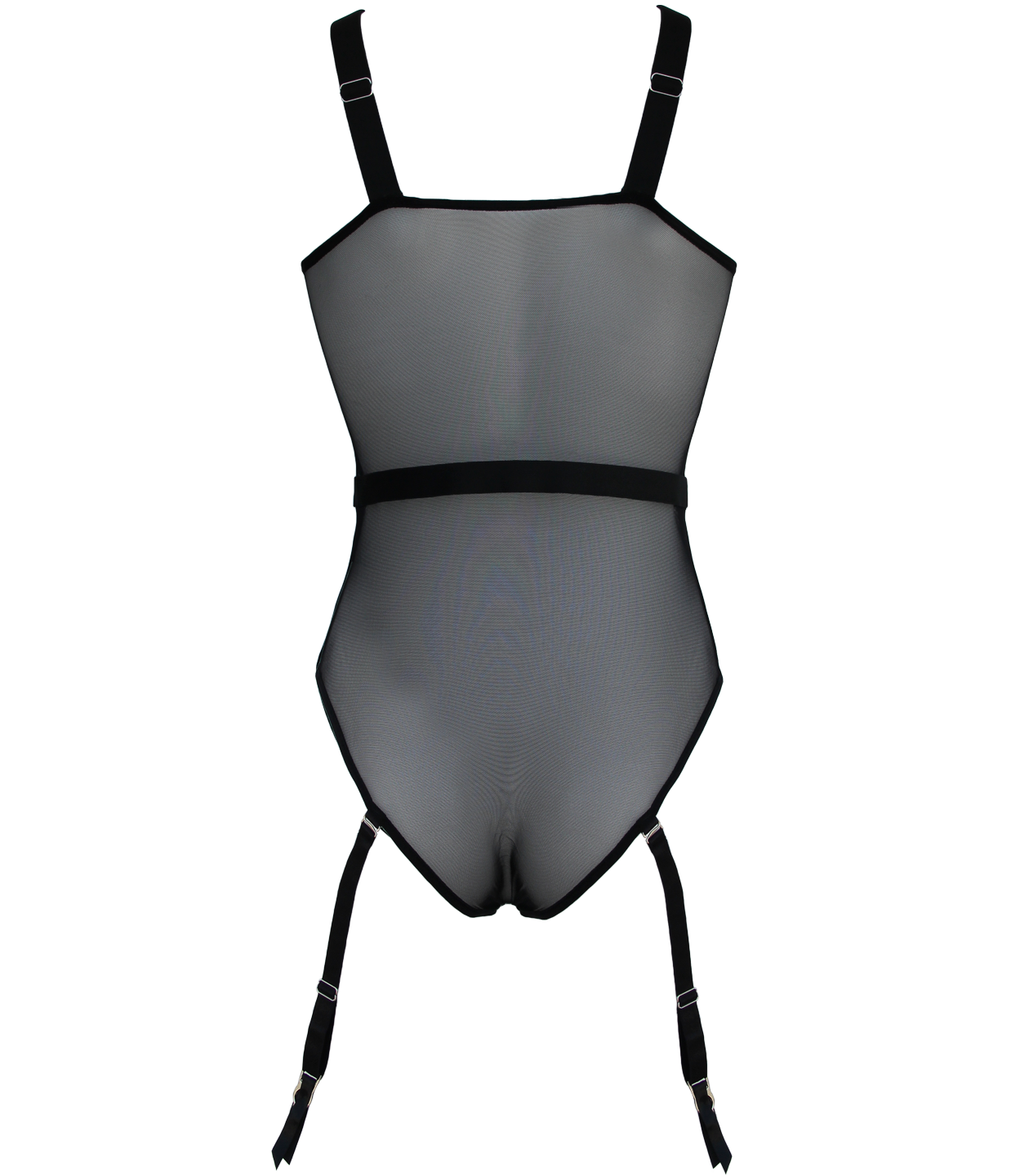 Muse Lingerie Black Mesh One Piece Teddy Size PD002BLK S/M/L/XL