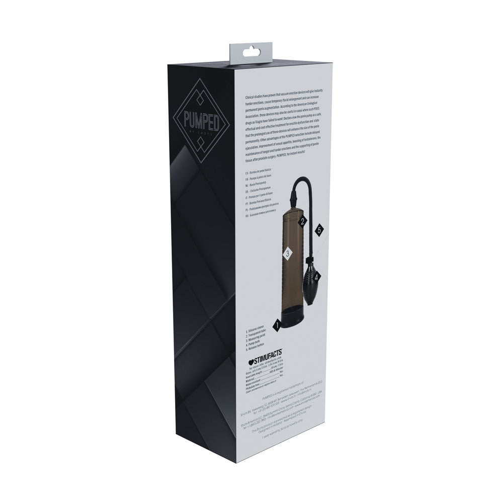 Shots Toys | PUMPED Basic Pump 1 - Black Penis Pump