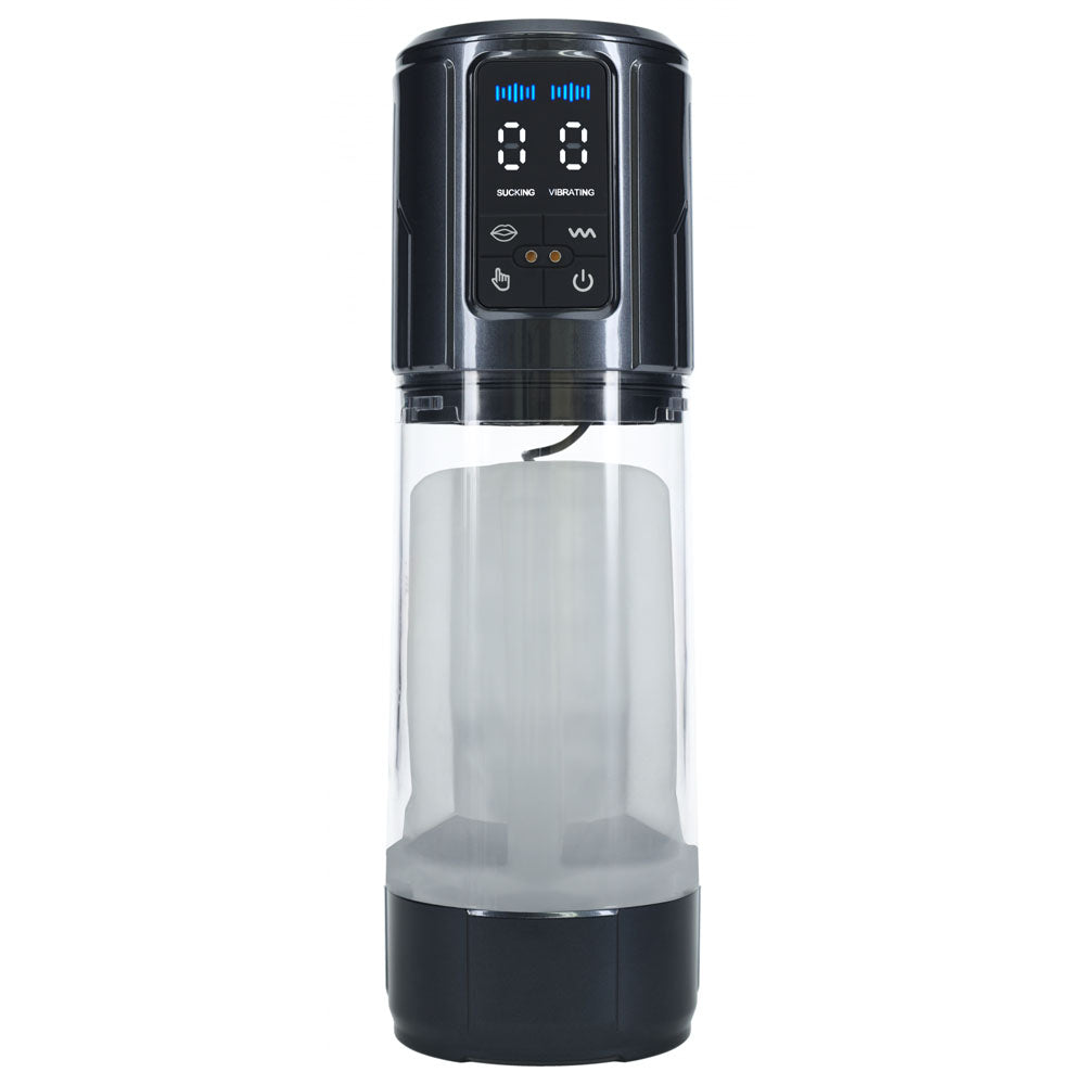 Shots Toys | PUMPED UltraLift Automatic Masturbator - Gun Metal