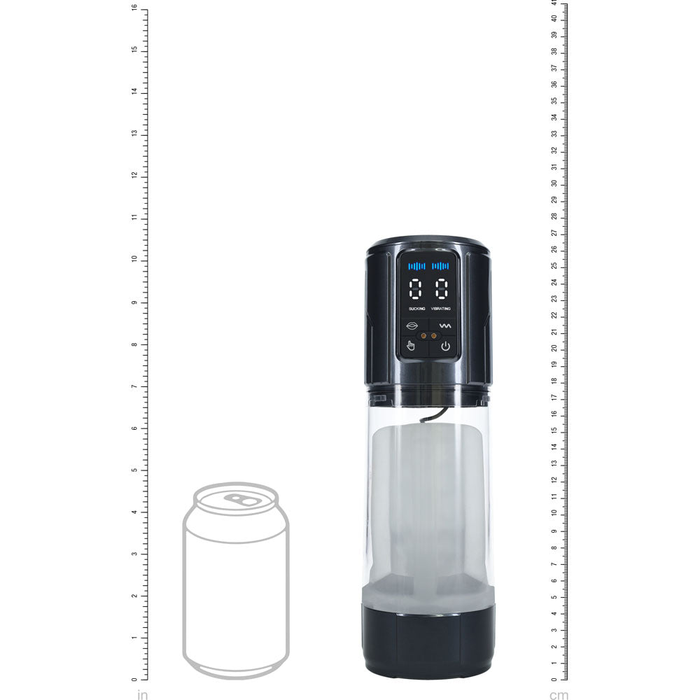 Shots Toys | PUMPED UltraLift Automatic Masturbator - Gun Metal