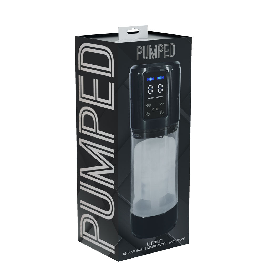 Shots Toys | PUMPED UltraLift Automatic Masturbator - Gun Metal