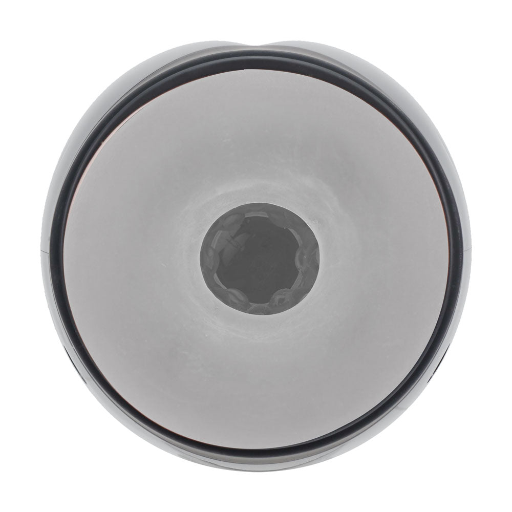 Shots Toys | PUMPED Virtuo - Gunmetal Sucking And Vibrating Auto Masturbator
