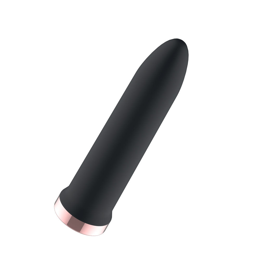 Passion Play Rechargeable Vibrating Bullet - Black