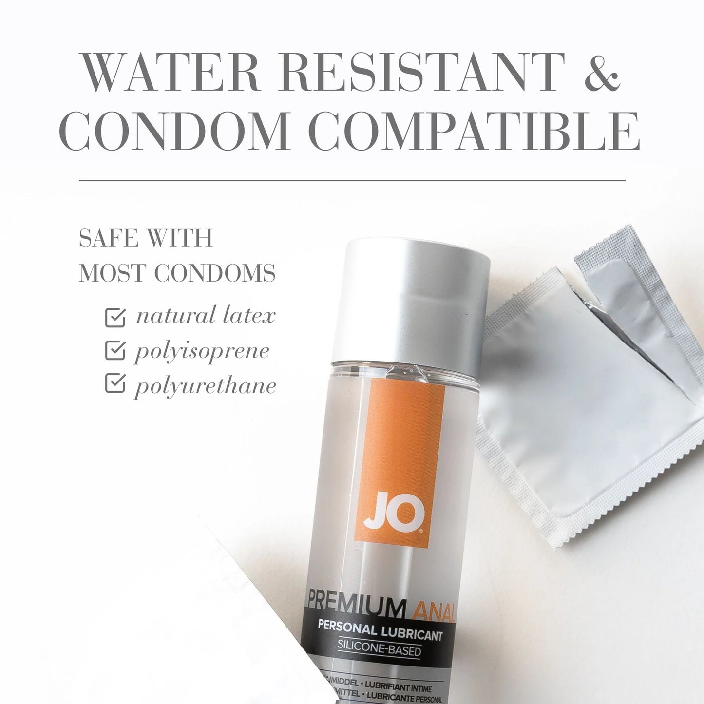 JO Premium Anal Silicone Lubricant 4oz/120ml