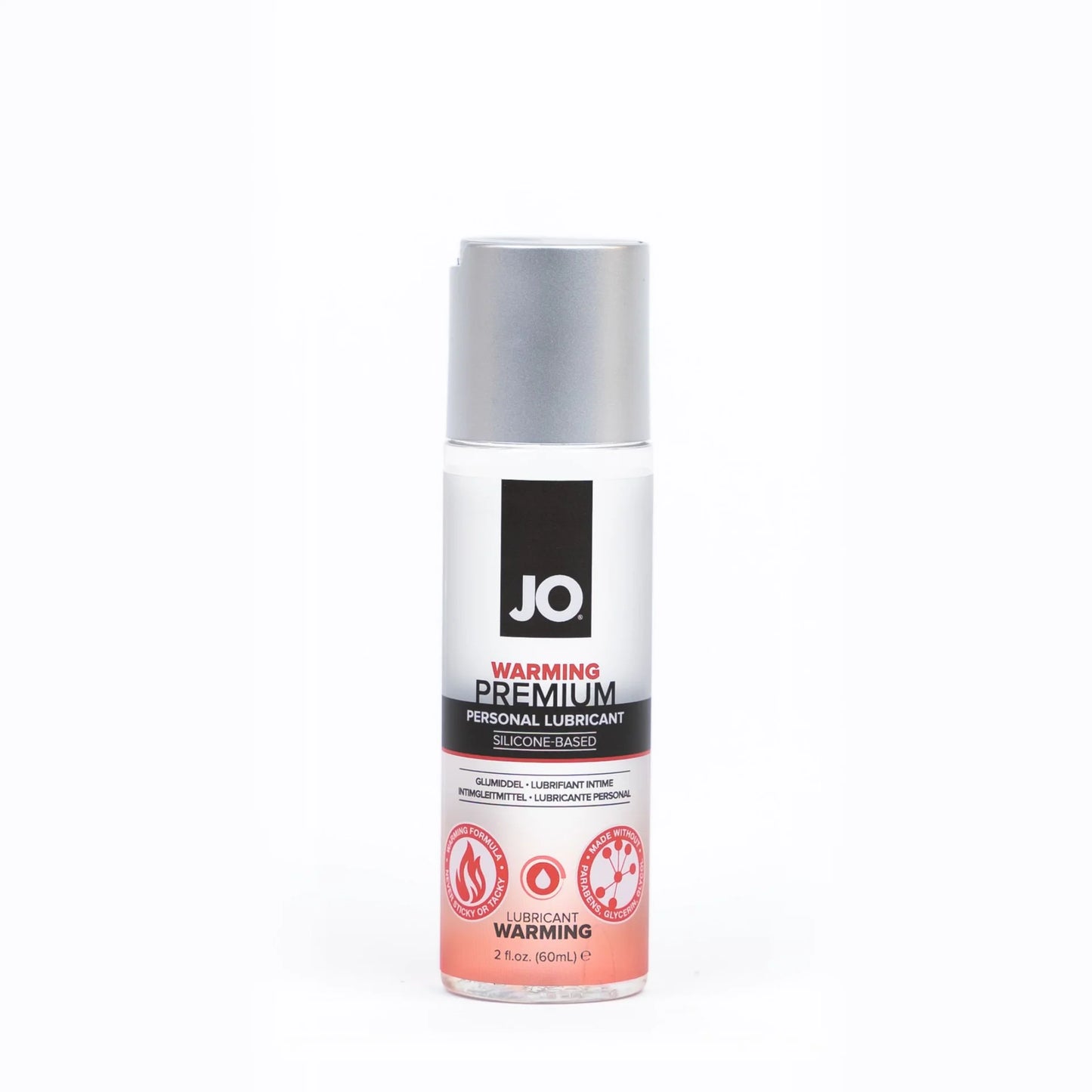 JO Premium Silicone Warming Lubricant 2oz/60ml