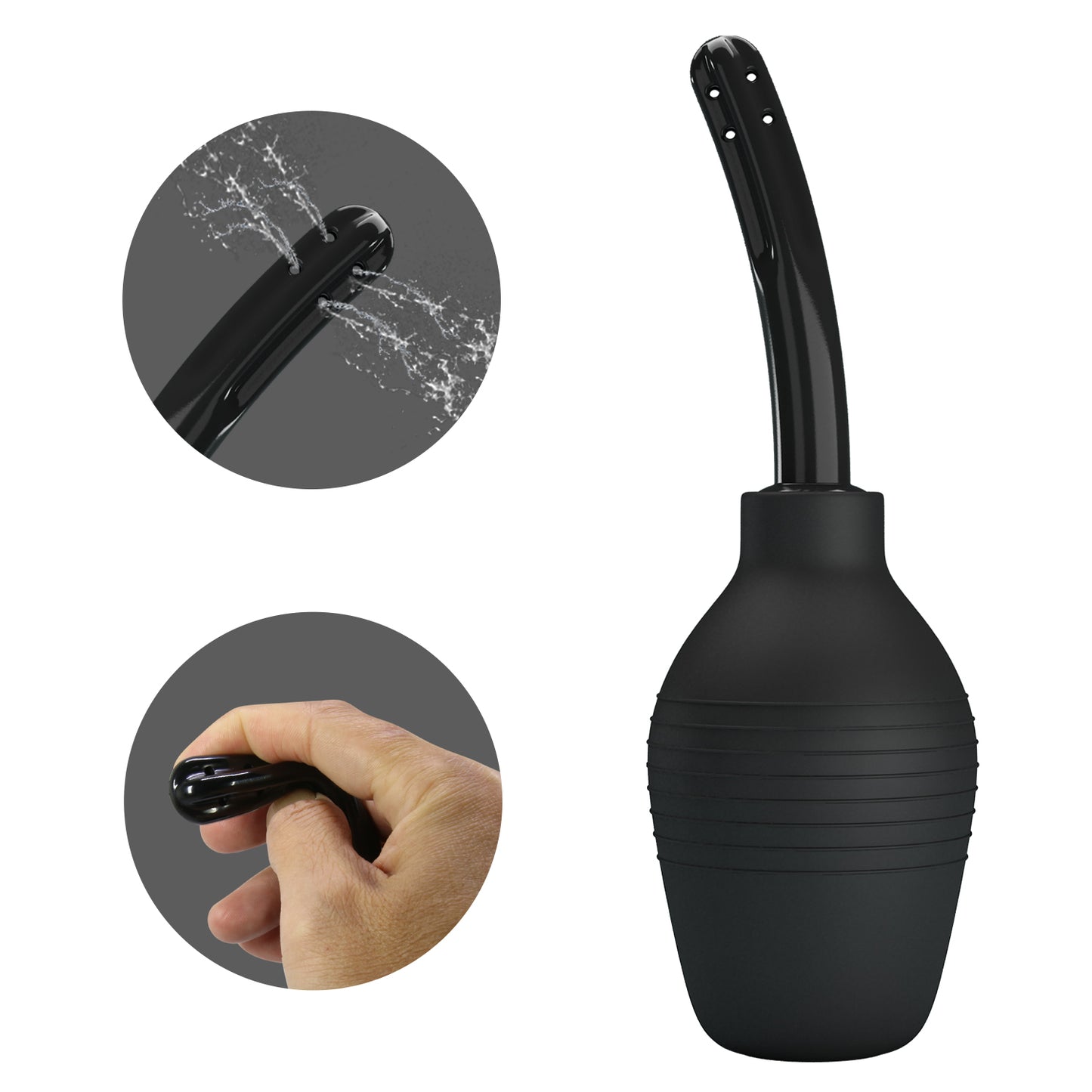 Pretty Love Mr. Play Anal Douche 310ml Enema Black