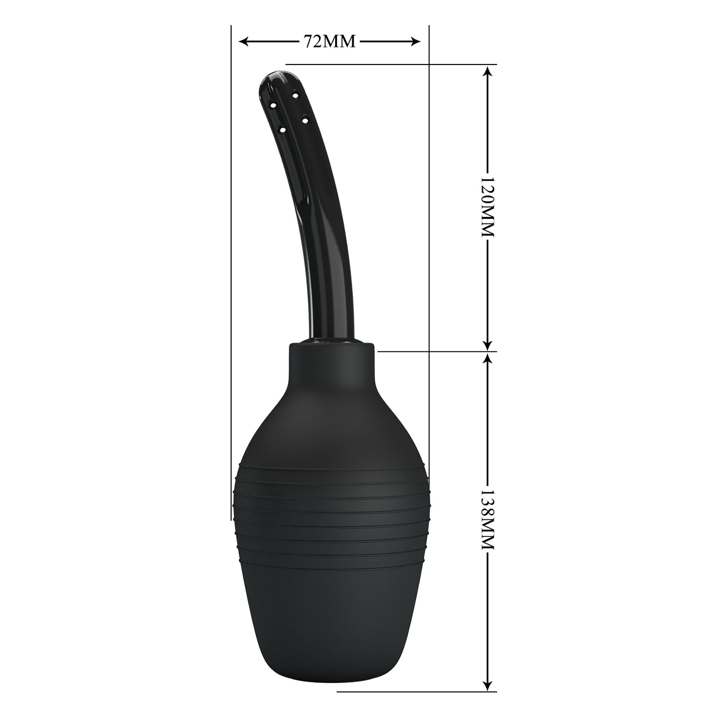 Pretty Love Mr. Play Anal Douche 310ml Enema Black