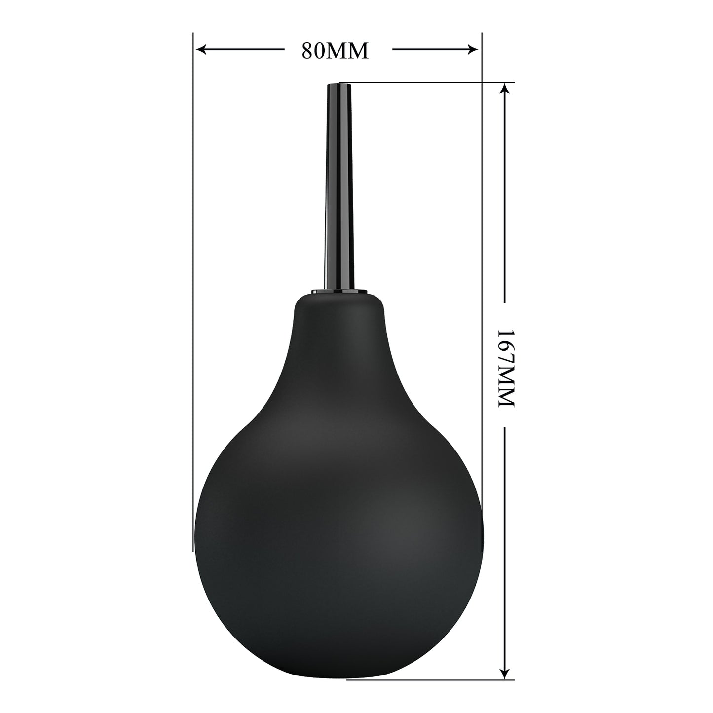 Pretty Love Mr. Play Anal Douche Enema Bulb Black 224ml