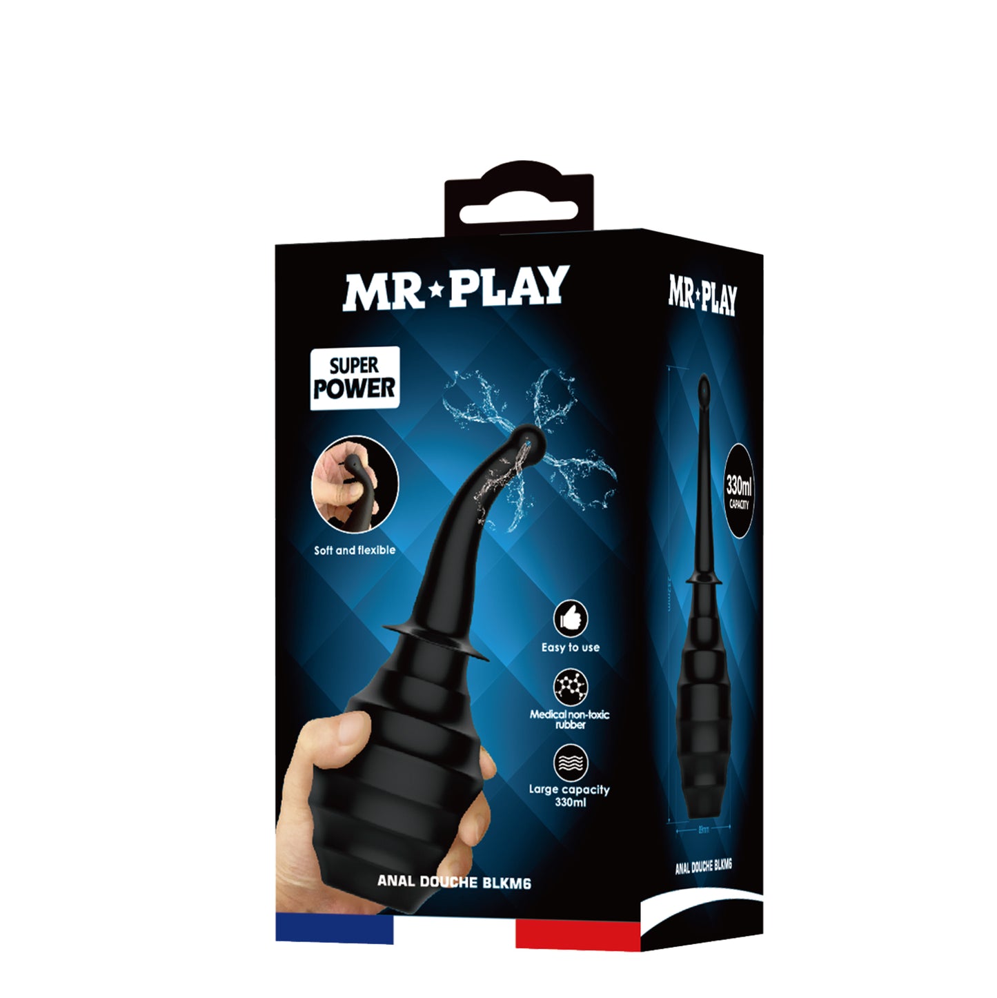 Pretty Love Mr. Play Anal Douche Enema BLKM6 Black