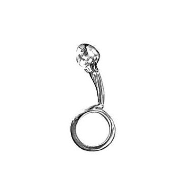 Rouge Stainless Steel Anal Probe Pull Ring