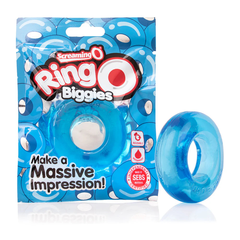 ScreamingO RingO Biggies Cock Ring Blue
