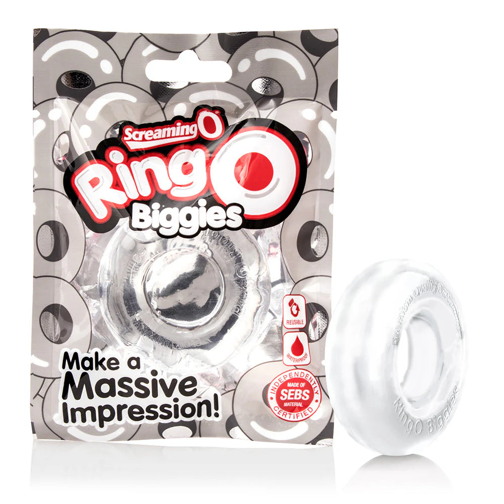 ScreamingO RingO Biggies Cock Ring Clear