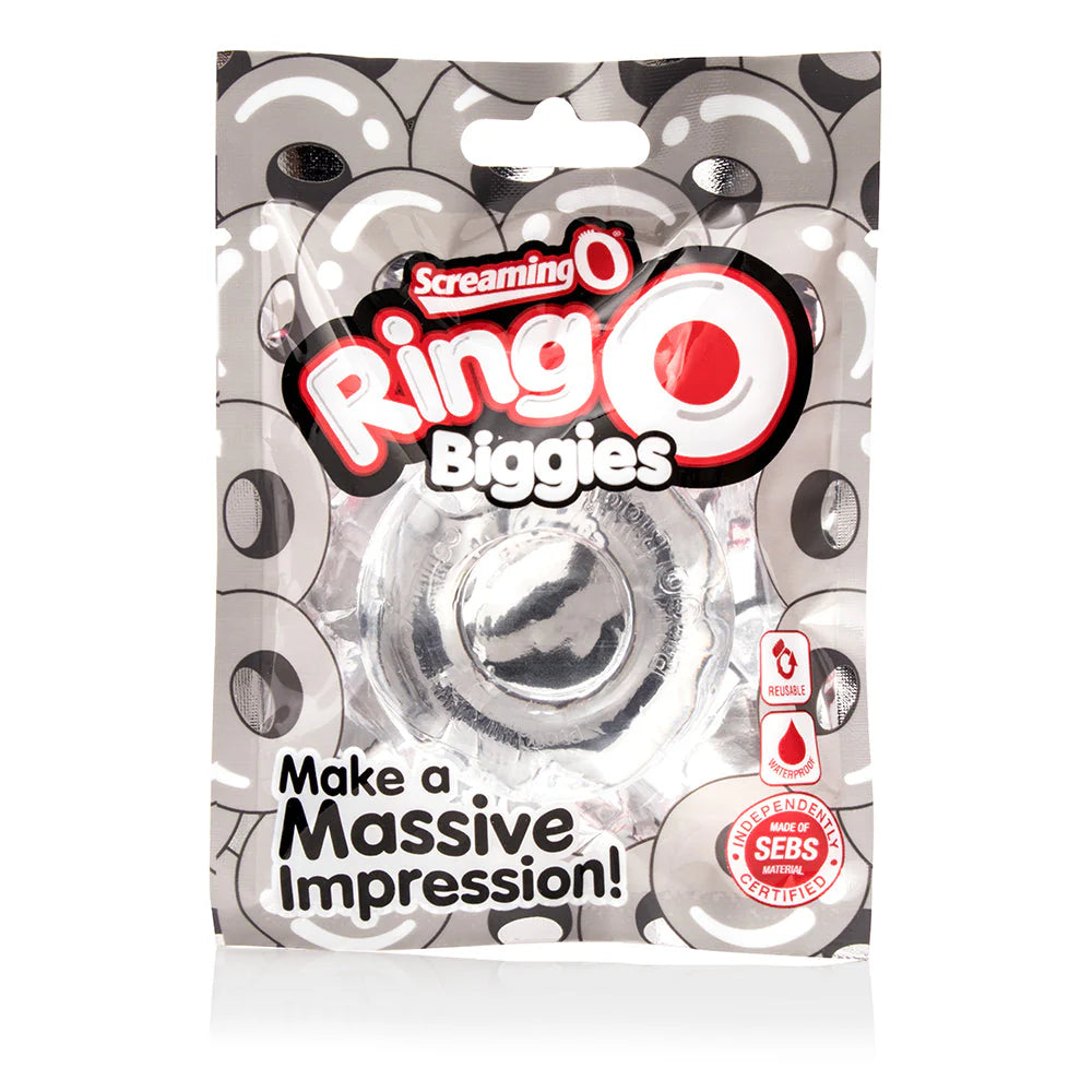 ScreamingO RingO Biggies Cock Ring Clear