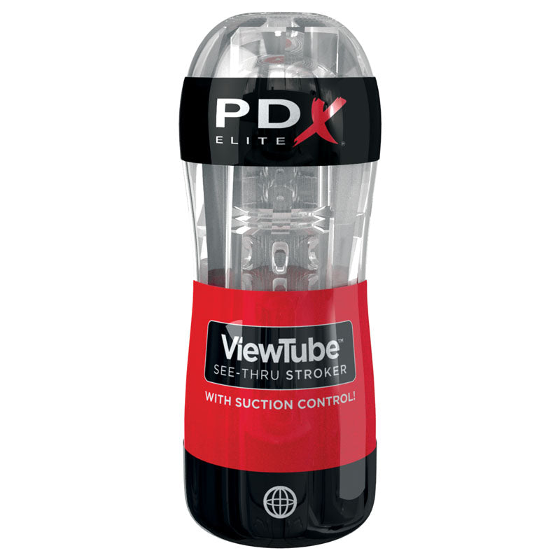 Pipedream PDX Elite ViewTube See-Thru Clear Stroker