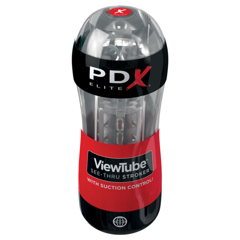 Pipedream PDX Elite ViewTube See-Thru Clear Stroker