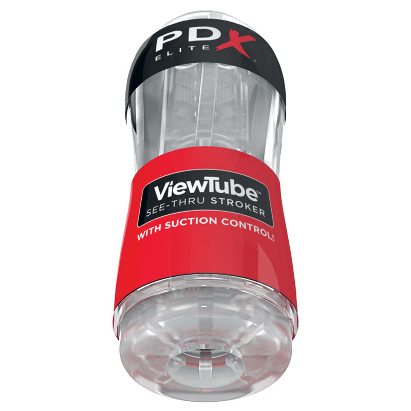Pipedream PDX Elite ViewTube See-Thru Clear Stroker