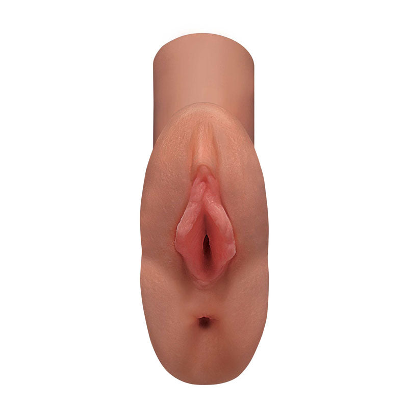 Pipedream PDX PLUS Perfect Pussy Double Stroker - Tan Vagina Stroker