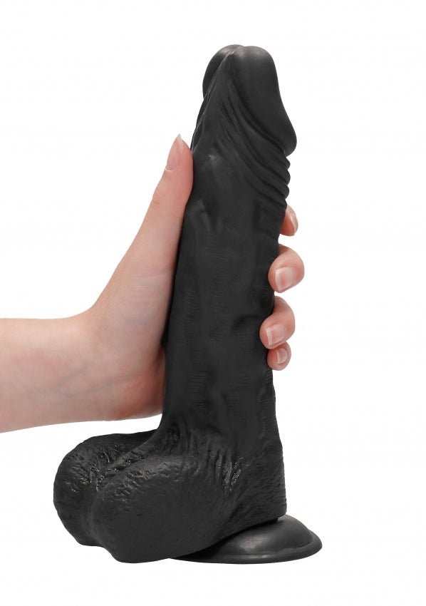 Shots Toys | REALROCK Realistic Dildo With Balls 9" / 23cm Black