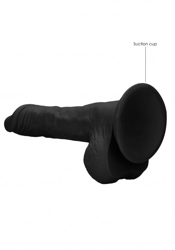 Shots Toys | REALROCK Realistic Dildo With Balls 10" / 25cm Black