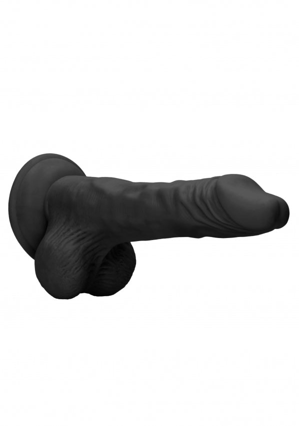 Shots Toys | REALROCK Realistic Dildo With Balls 10" / 25cm Black