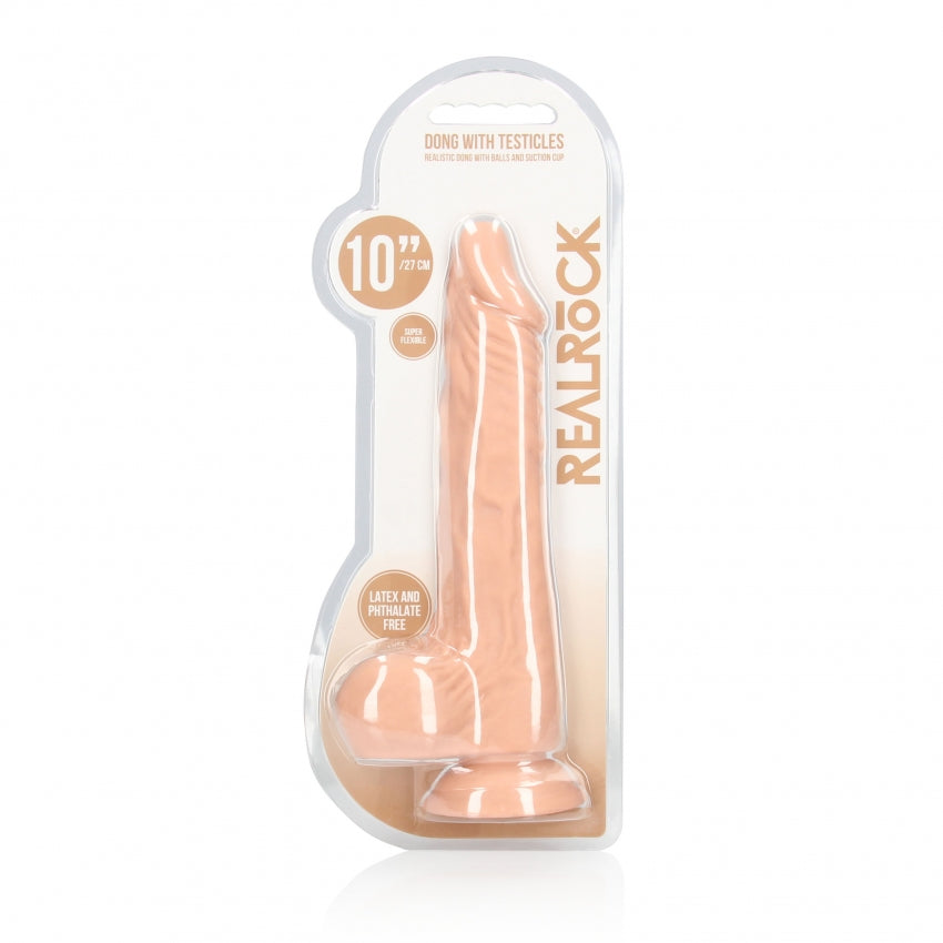 Shots Toys | REALROCK Realistic Dildo With Balls 10" / 25cm Flesh