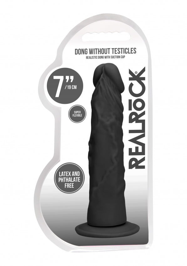 Shots Toys | REALROCK Realistic Dildo 7" / 17cm Black