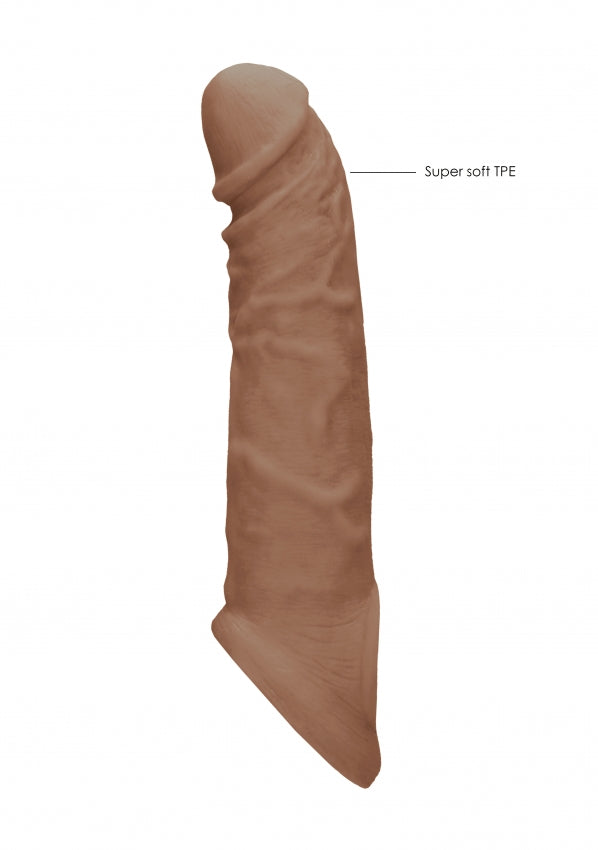 Shots Toys | REALROCK Penis Sleeve 8" - Tan