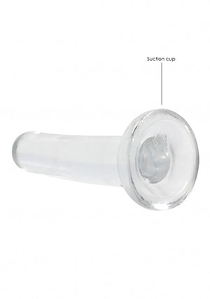 Shots Toys | REALROCK Crystal Clear 5" / 13.5cm Non Realistic Dildo with Suction Cup - Transparent