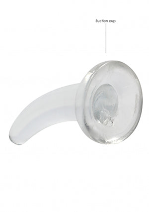 Shots Toys | REALROCK Crystal Clear 5" / 12cm Non Realistic Dildo with Suction Cup - Transparent