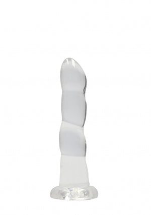 Shots Toys | REALROCK Crystal Clear 7" / 17cm Non Realistic Dildo with Suction Cup - Transparent