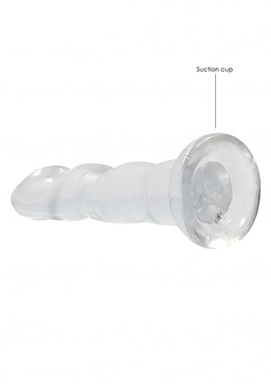 Shots Toys | REALROCK Crystal Clear 7" / 17cm Non Realistic Dildo with Suction Cup - Transparent