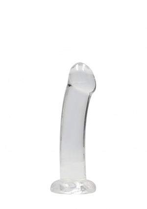 Shots Toys | REALROCK Crystal Clear 7" / 13cm Non Realistic Dildo with Suction Cup - Transparent