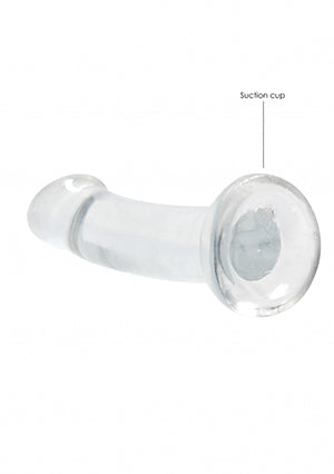 Shots Toys | REALROCK Crystal Clear 7" / 13cm Non Realistic Dildo with Suction Cup - Transparent