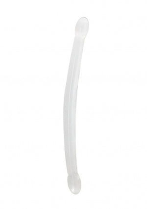 Shots Toys | REALROCK Crystal Clear Double Dildo 17" / 42cm Non Realistic - Transparent