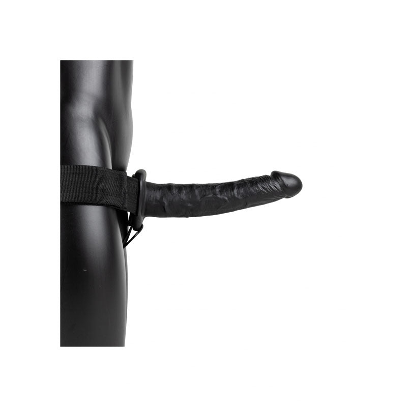 Shots Toys | REALROCK Hollow Strap-On - 10" / 24.5cm Black