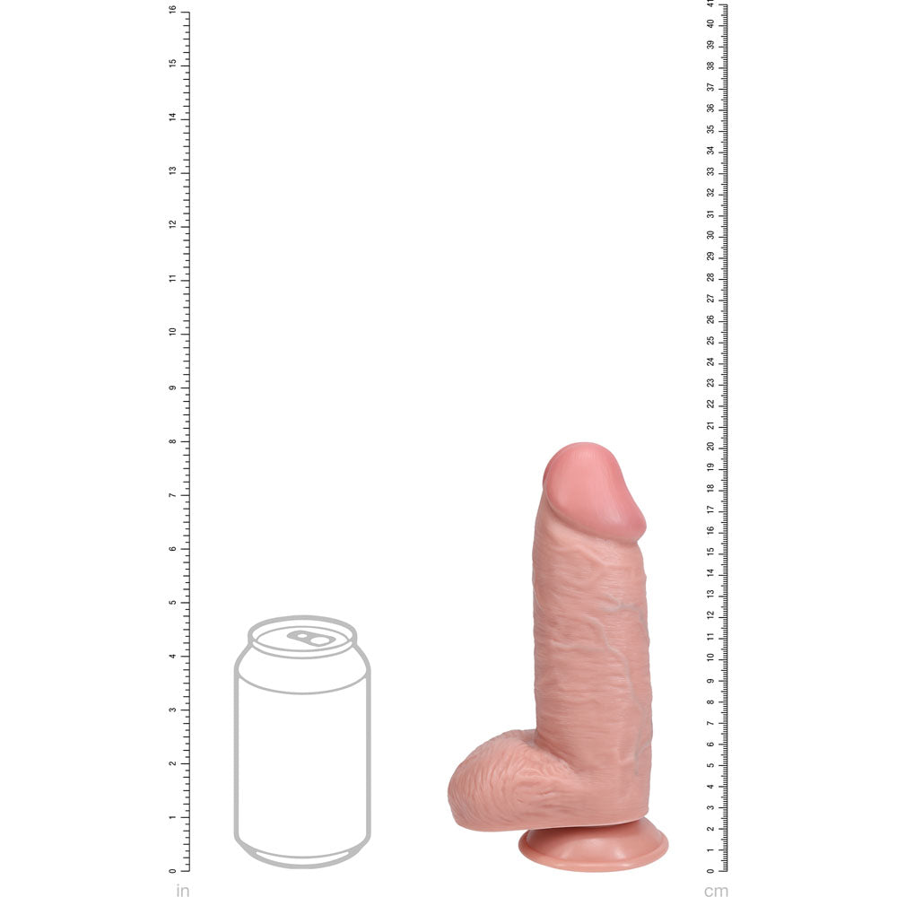 Shots Toys | REALROCK Realistic Extra Thick Dildo with Balls - 8" / 20cm - Flesh
