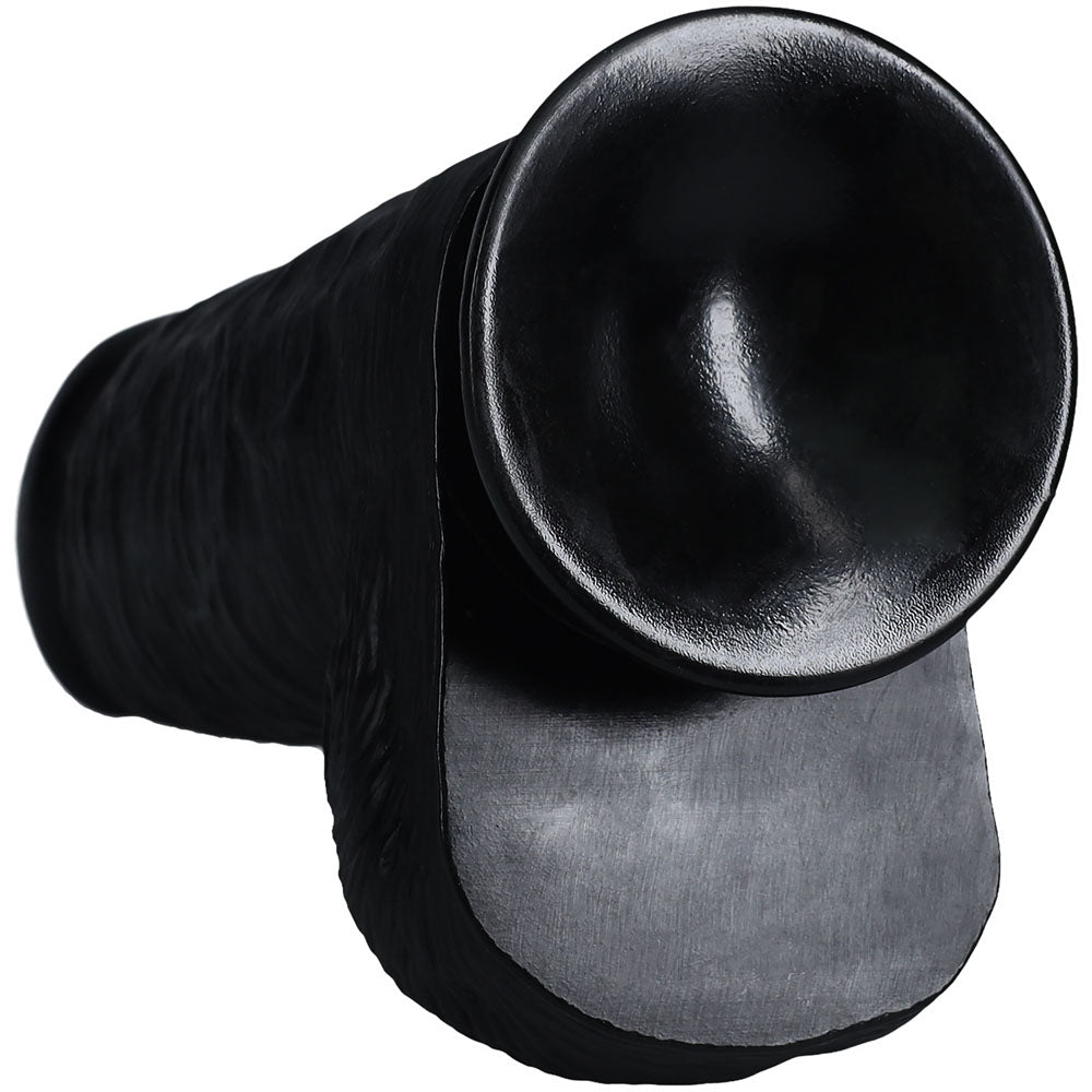 Shots Toys | REALROCK Realistic Extra Thick Dildo with Balls - 10" / 25.4cm - Black