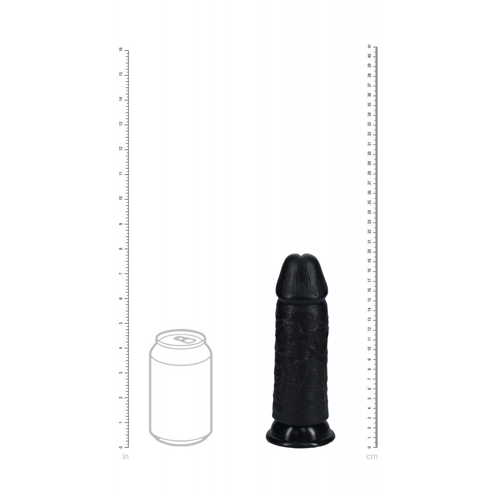Shots Toys | REALROCK - Realistic Extra Thick Dildo without Balls 8" / 20.3cm - Black