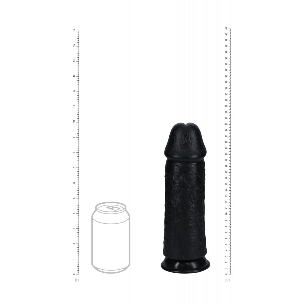Shots Toys | REALROCK - Realistic Extra Thick Dildo without Balls 10" / 25.4cm - Black