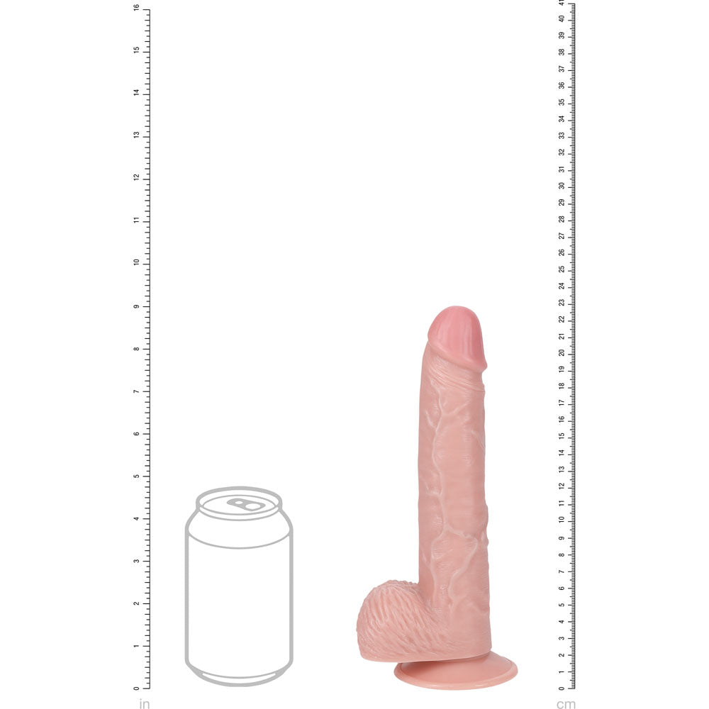 Shots Toys | REALROCK Realistic Vibrating + Balls - Flesh 22.9cm (9") Dildo Dong