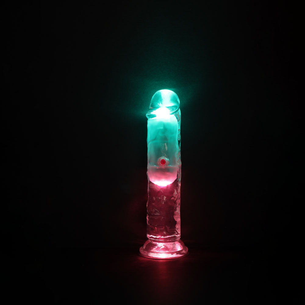 Shots Toys | REALROCK 6" Wireless LED Vibrating Dildo Dong with Remote