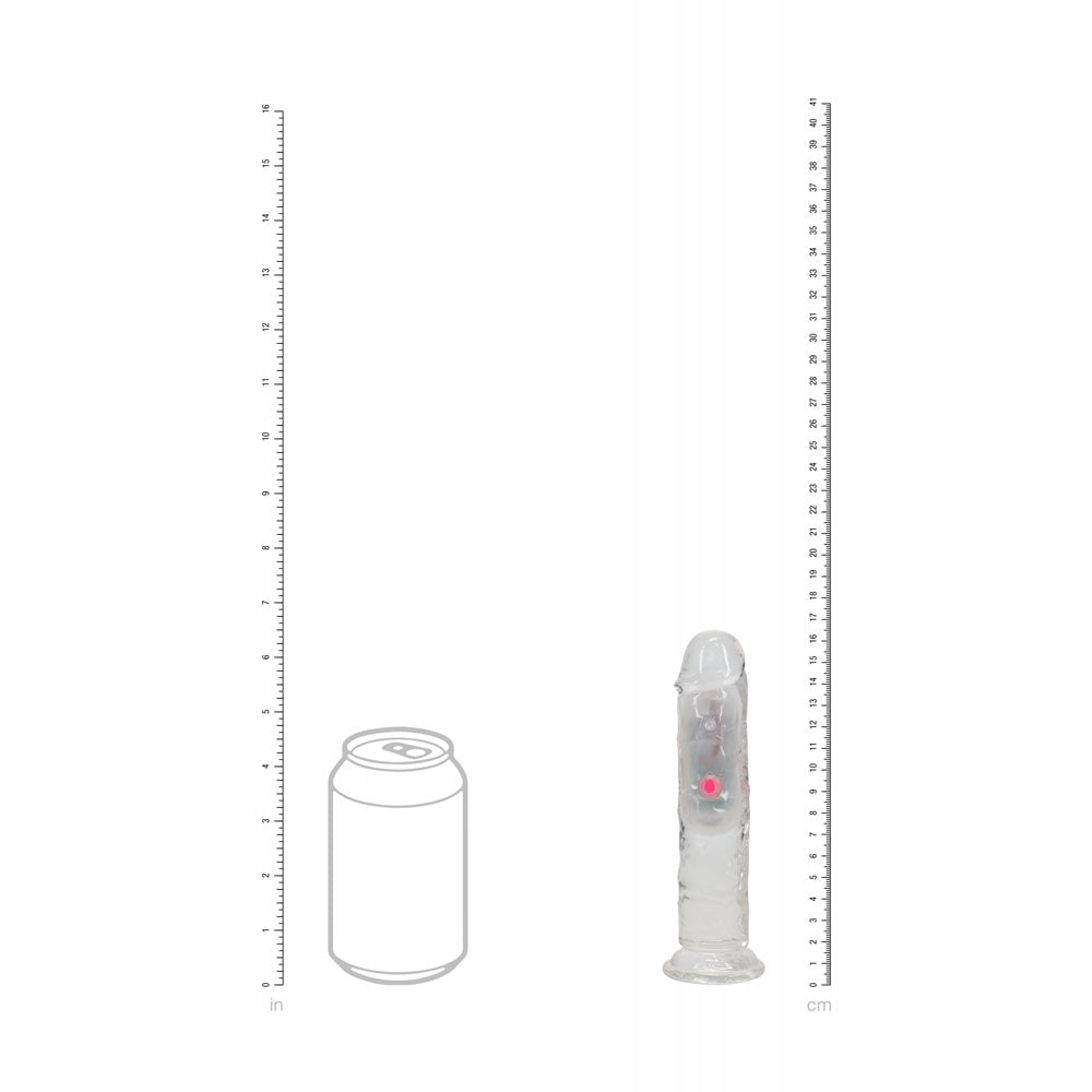 Shots Toys | REALROCK 6" Wireless LED Vibrating Dildo Dong with Remote