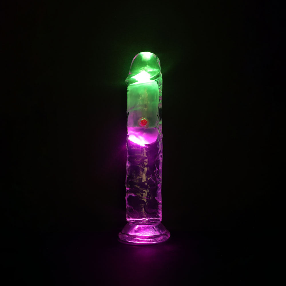 Shots Toys | REALROCK 7" Wireless LED Vibrating Dildo Dong with Remote
