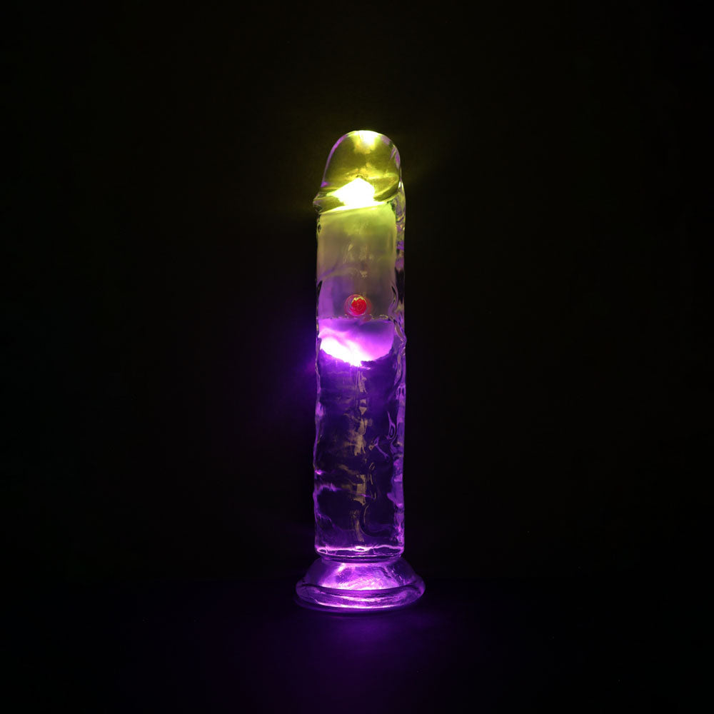 Shots Toys | REALROCK 7" Wireless LED Vibrating Dildo Dong with Remote