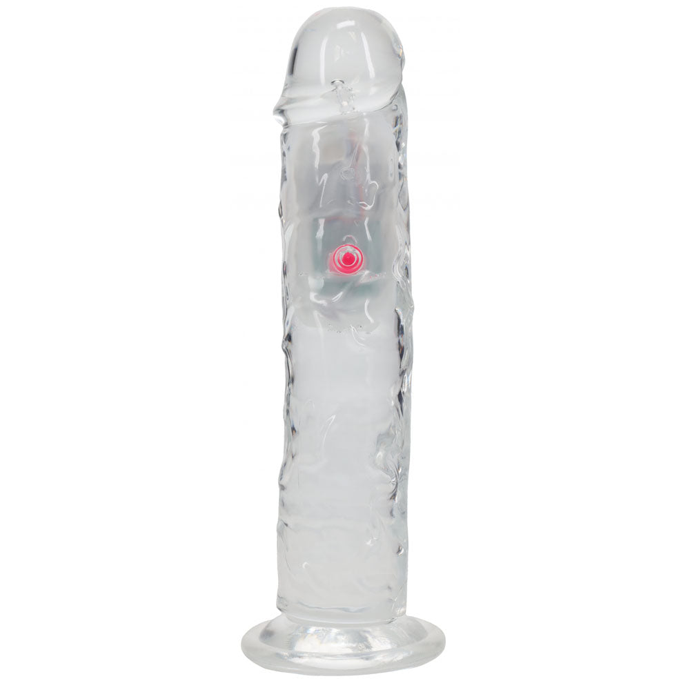 Shots Toys | REALROCK 8" Wireless LED Vibrating Dildo Dong with Remote