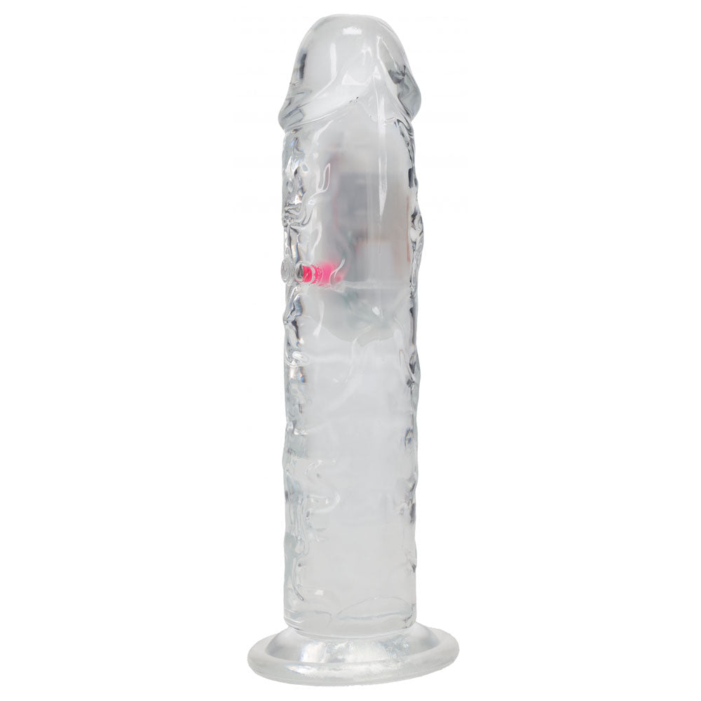 Shots Toys | REALROCK 8" Wireless LED Vibrating Dildo Dong with Remote